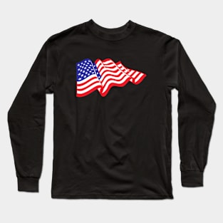 American Flag Long Sleeve T-Shirt